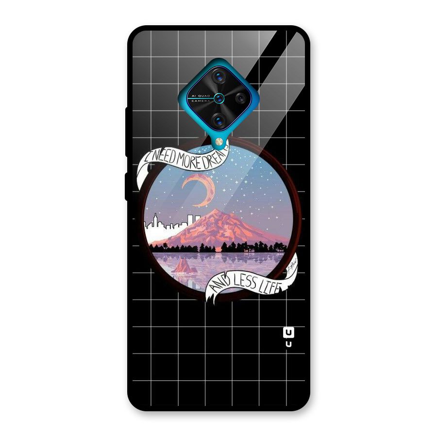 More Dreams Glass Back Case for Vivo S1 Pro