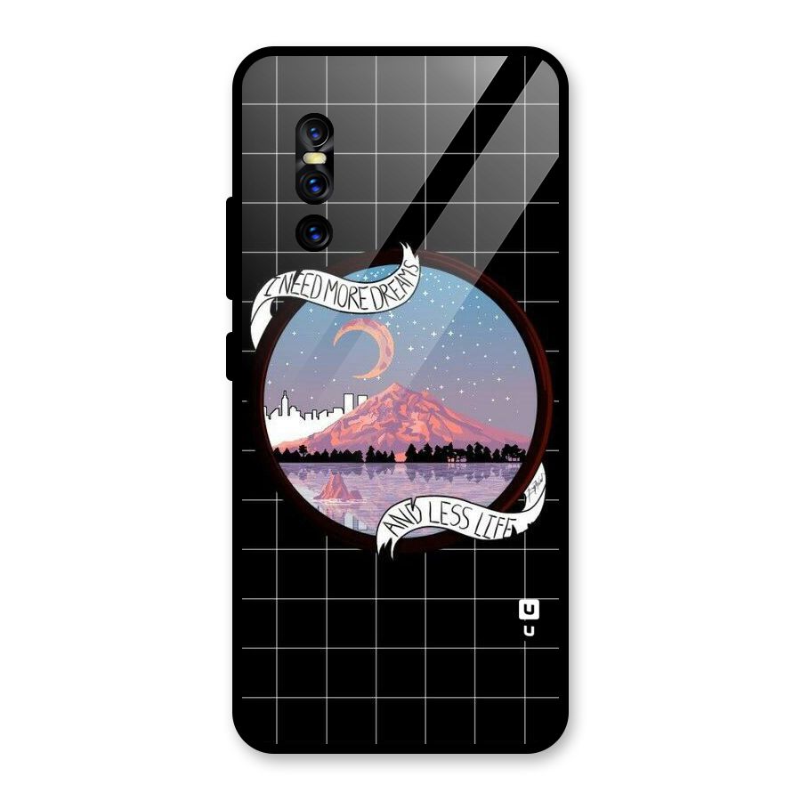 More Dreams Glass Back Case for Vivo V15 Pro
