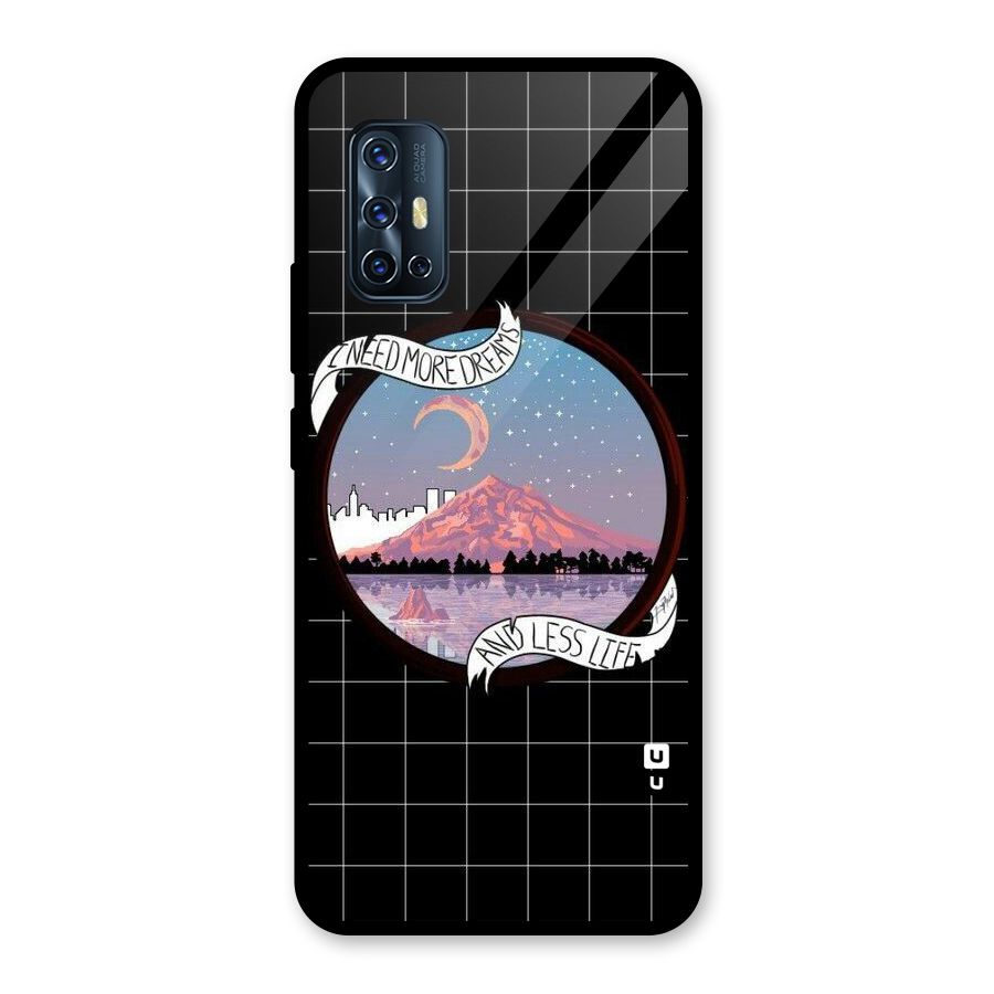More Dreams Glass Back Case for Vivo V17