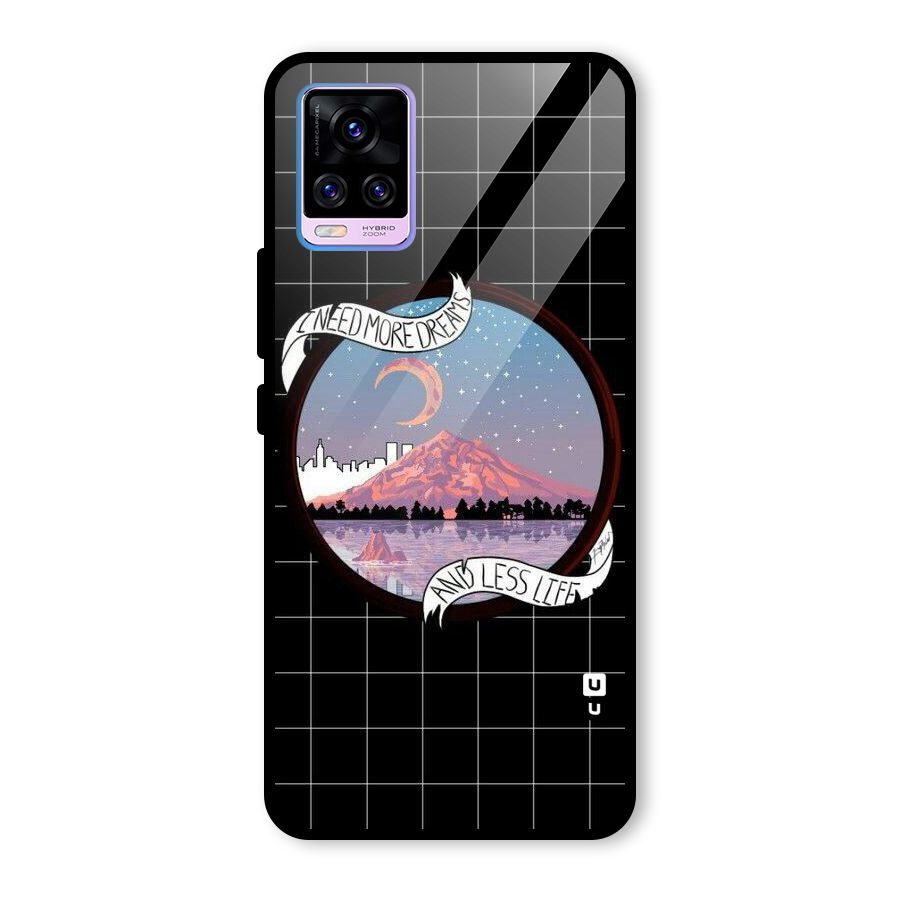More Dreams Glass Back Case for Vivo V20 Pro