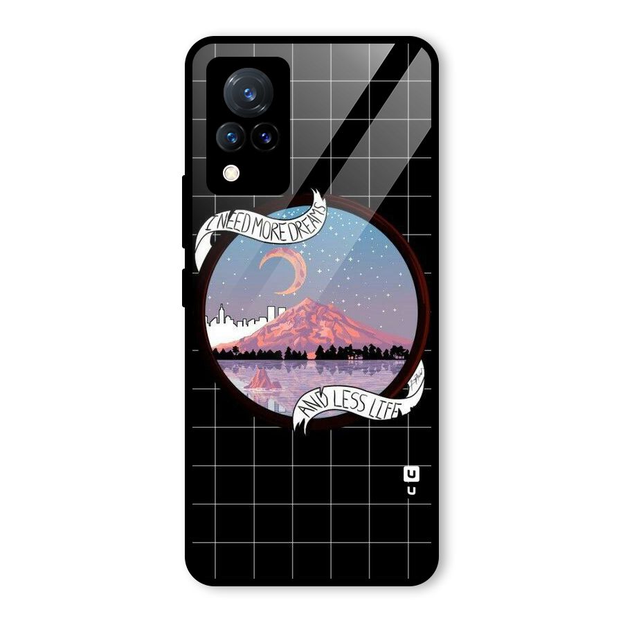 More Dreams Glass Back Case for Vivo V21 5G