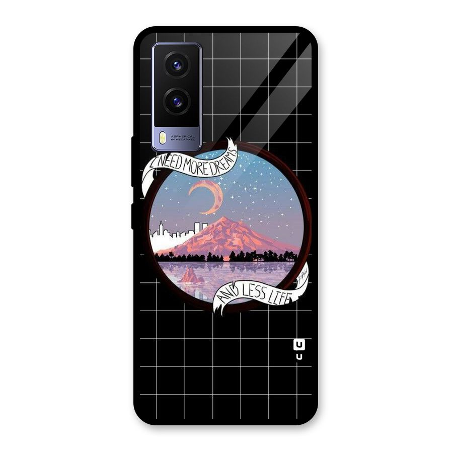 More Dreams Glass Back Case for Vivo V21e 5G