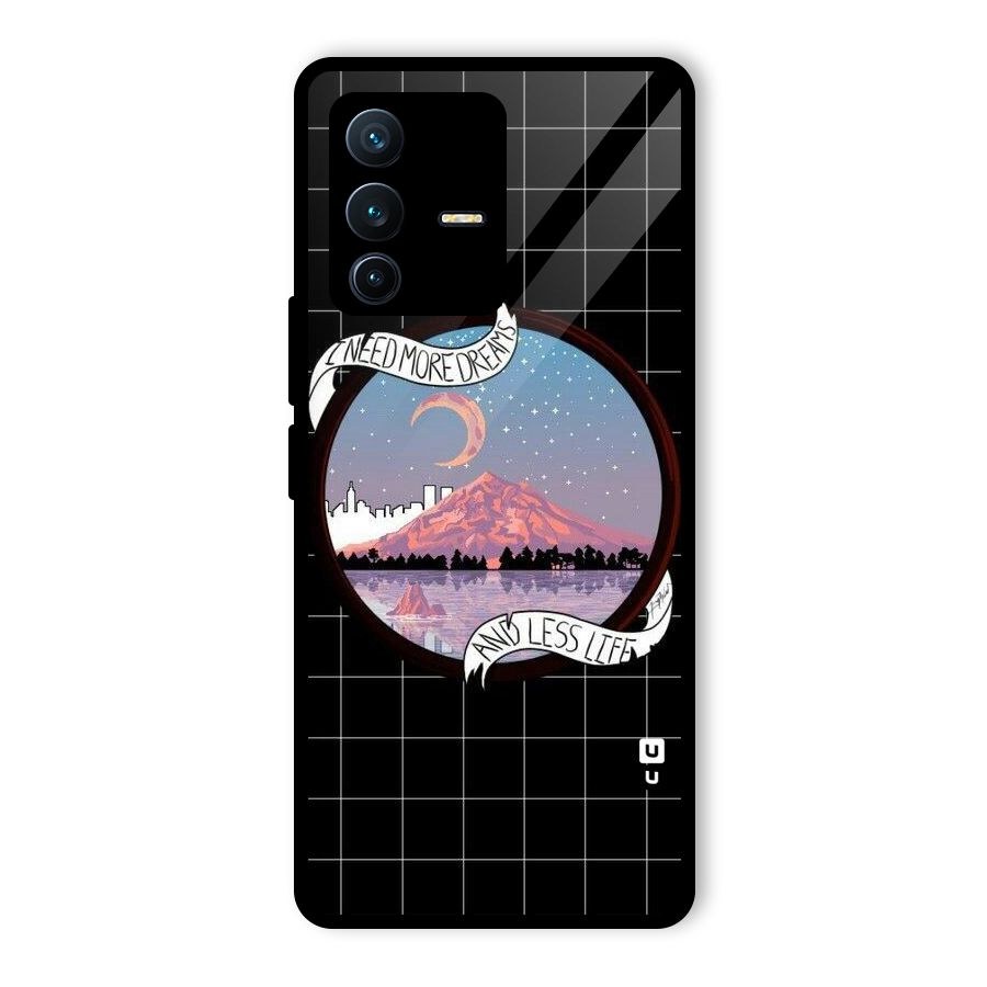 More Dreams Glass Back Case for Vivo V23 Pro