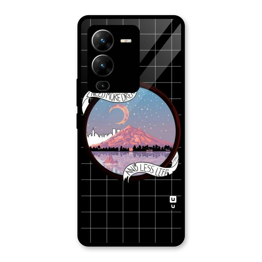More Dreams Glass Back Case for Vivo V25 Pro