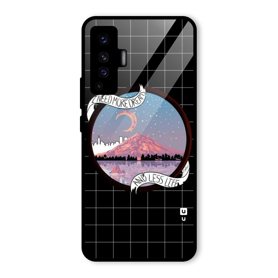 More Dreams Glass Back Case for Vivo X50
