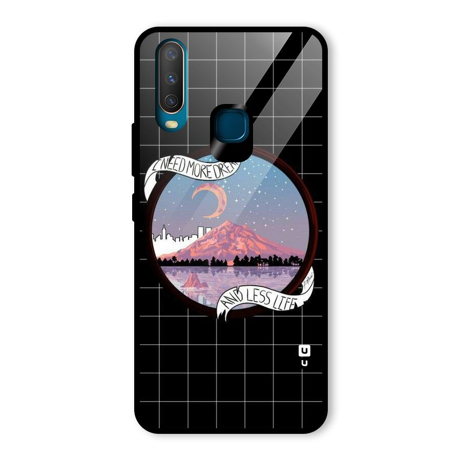 More Dreams Glass Back Case for Vivo Y12