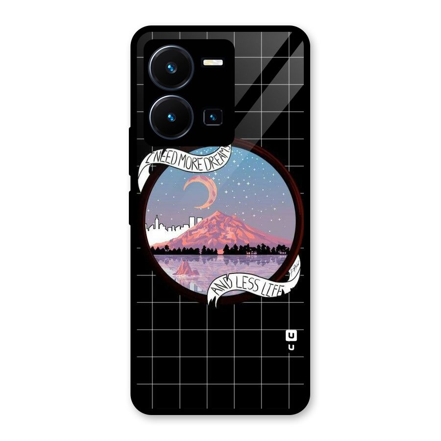 More Dreams Glass Back Case for Vivo Y35