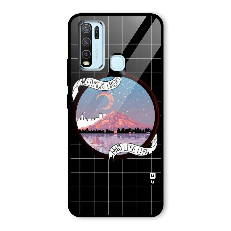 More Dreams Glass Back Case for Vivo Y50