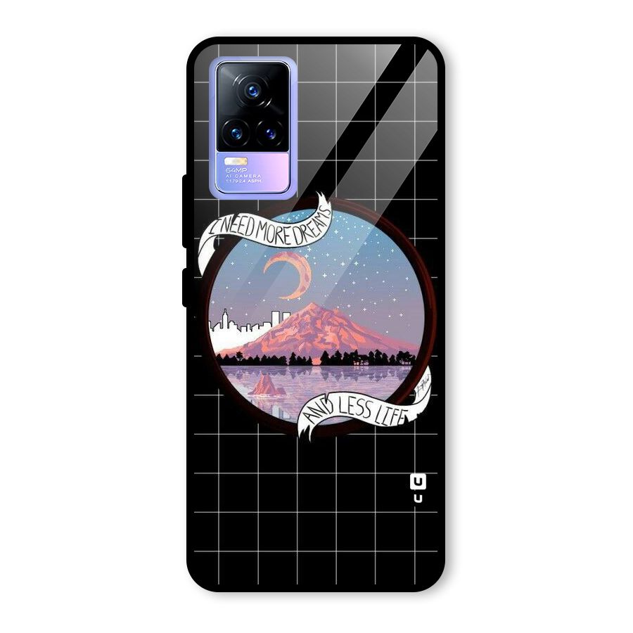 More Dreams Glass Back Case for Vivo Y73