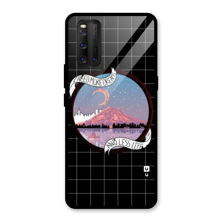 More Dreams Glass Back Case for Vivo iQOO 3