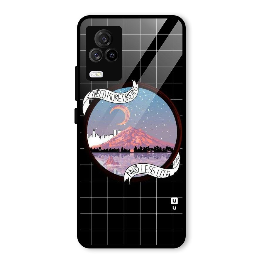 More Dreams Glass Back Case for Vivo iQOO 7 Legend 5G