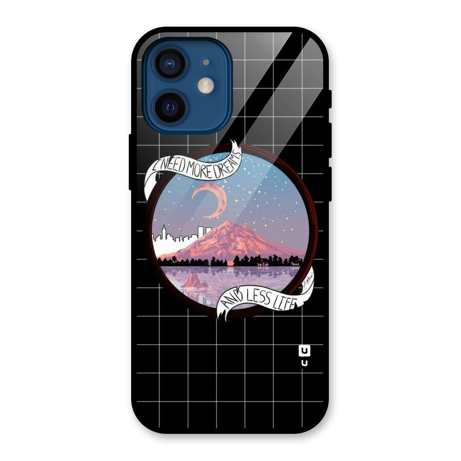 More Dreams Glass Back Case for iPhone 12 Mini