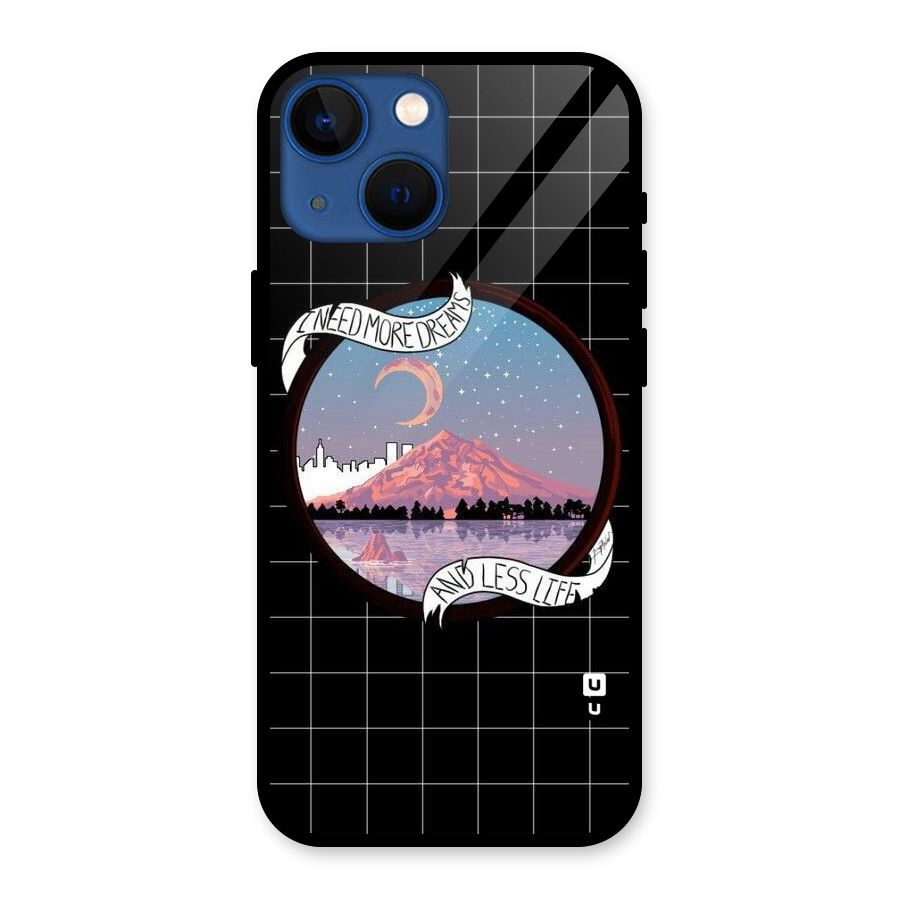More Dreams Glass Back Case for iPhone 13 Mini