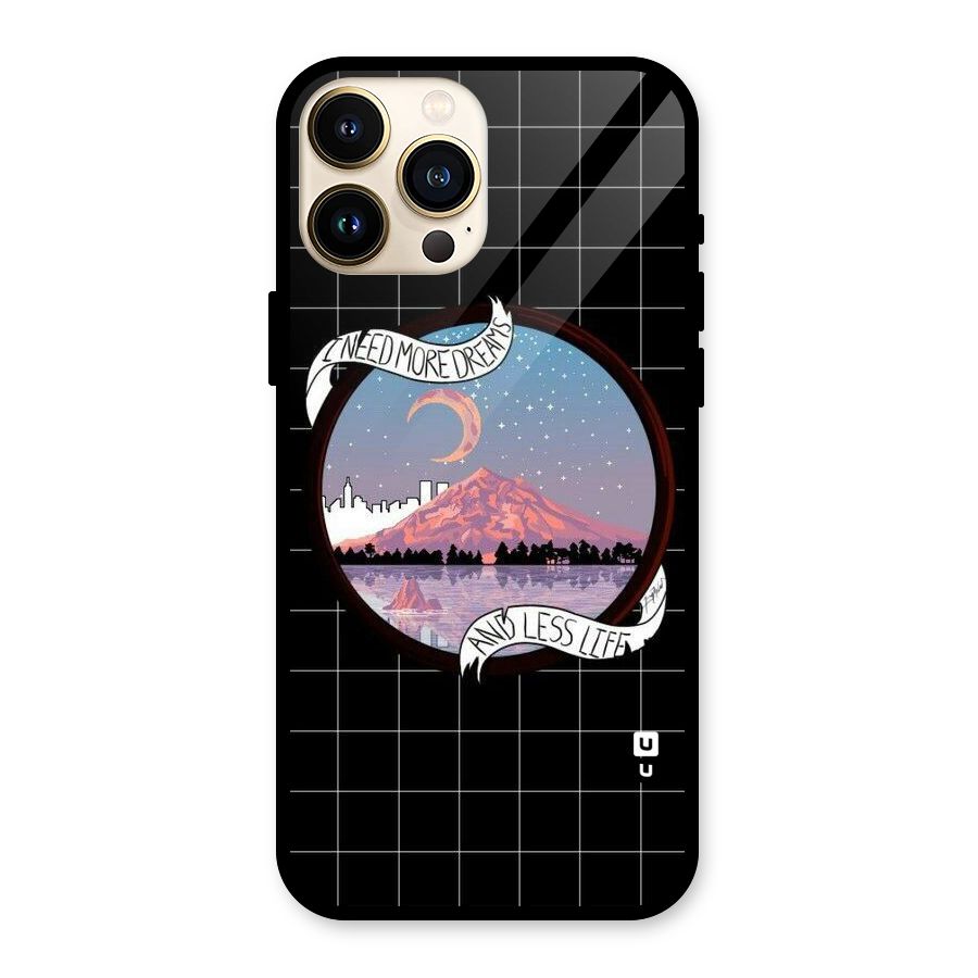More Dreams Glass Back Case for iPhone 13 Pro Max