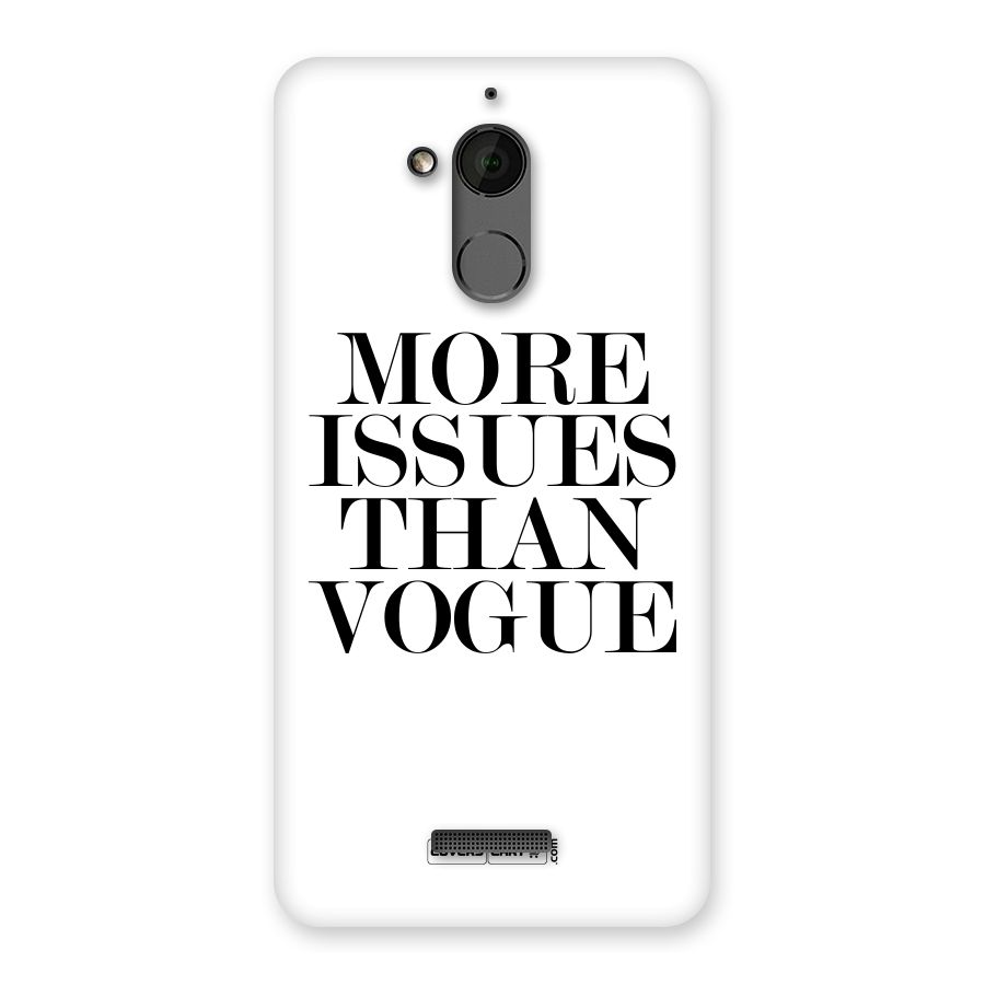 More Issues than Vogue (White) Back Case for Coolpad Note 5
