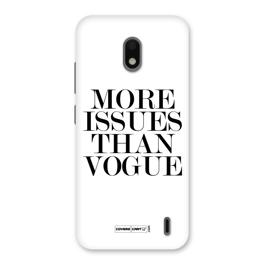 More Issues than Vogue (White) Back Case for Nokia 2.2