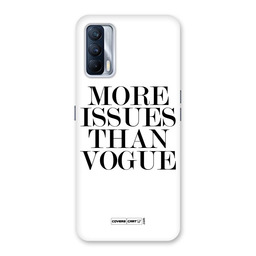 More Issues than Vogue (White) Back Case for Realme X7