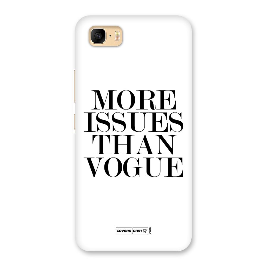 More Issues than Vogue (White) Back Case for Zenfone 3s Max