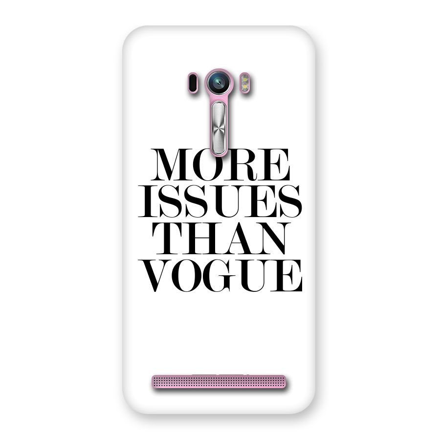 More Issues than Vogue (White) Back Case for Zenfone Selfie