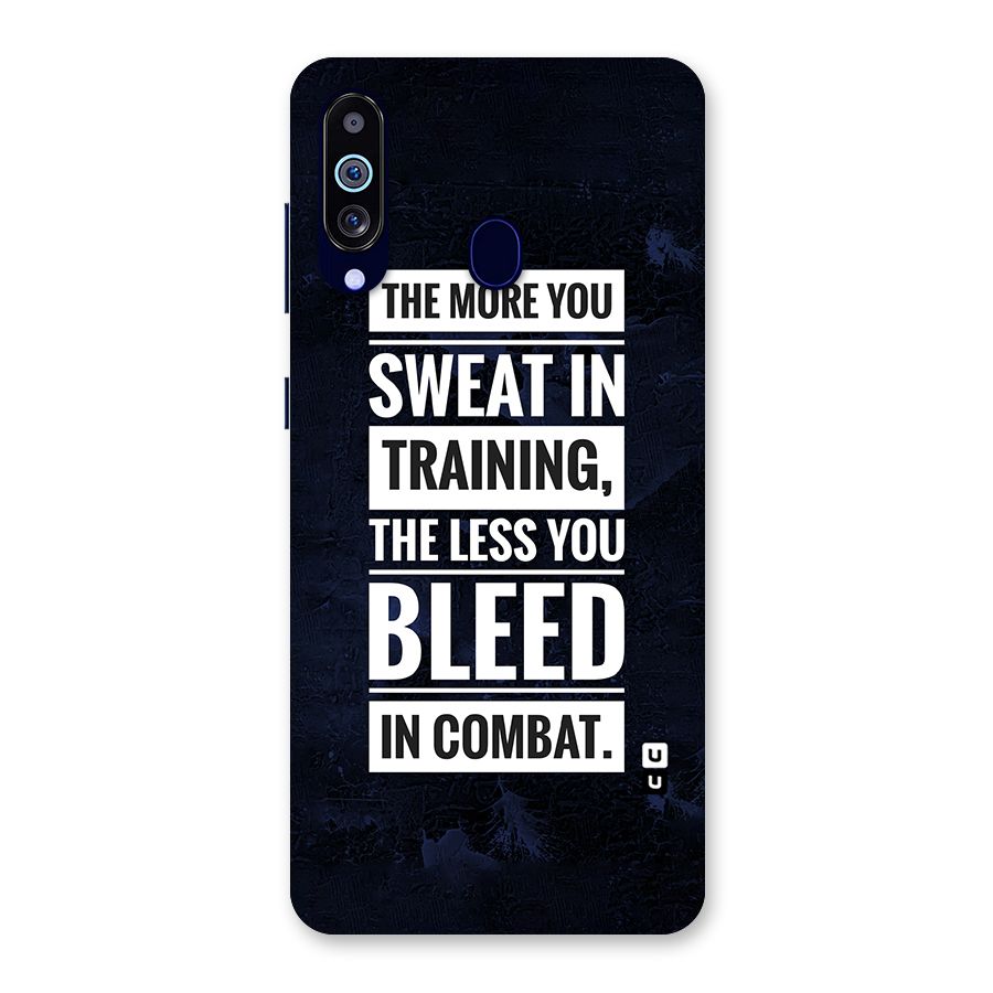 More You Sweat Less You Bleed Back Case for Galaxy A60