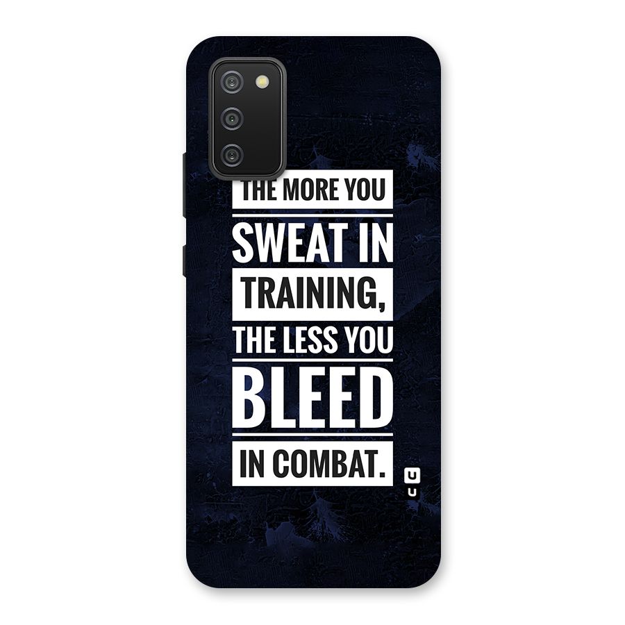 More You Sweat Less You Bleed Back Case for Galaxy M02s