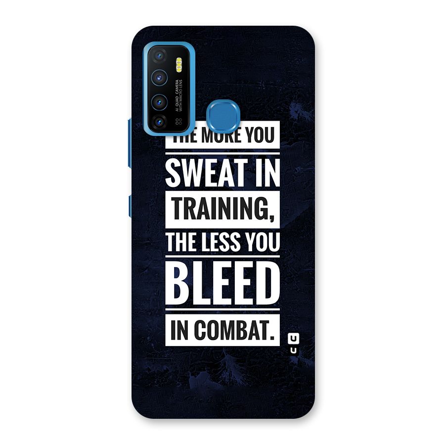More You Sweat Less You Bleed Back Case for Infinix Hot 9