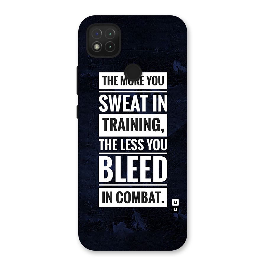 More You Sweat Less You Bleed Back Case for Redmi 9C