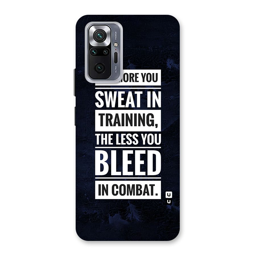 More You Sweat Less You Bleed Back Case for Redmi Note 10 Pro Max