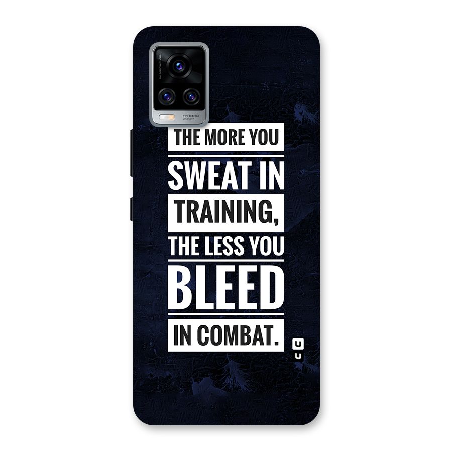 More You Sweat Less You Bleed Back Case for Vivo V20 Pro