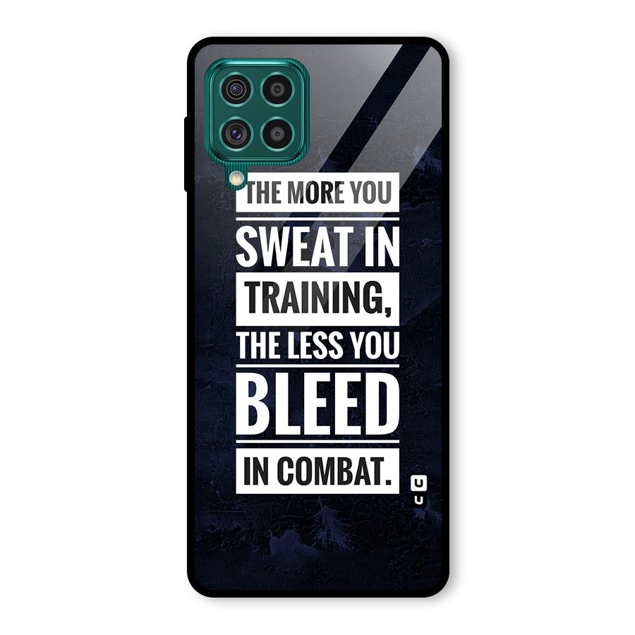 More You Sweat Less You Bleed Glass Back Case for Galaxy F62
