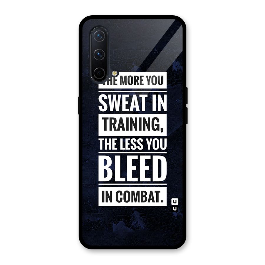 More You Sweat Less You Bleed Glass Back Case for OnePlus Nord CE 5G