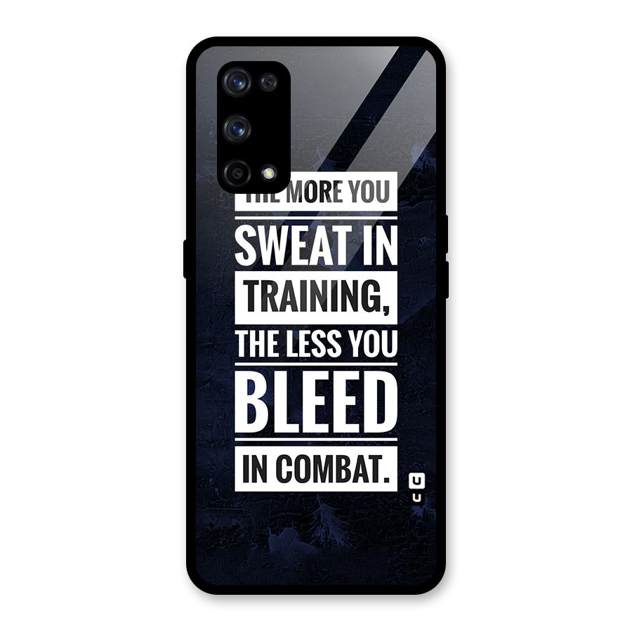 More You Sweat Less You Bleed Glass Back Case for Realme X7 Pro
