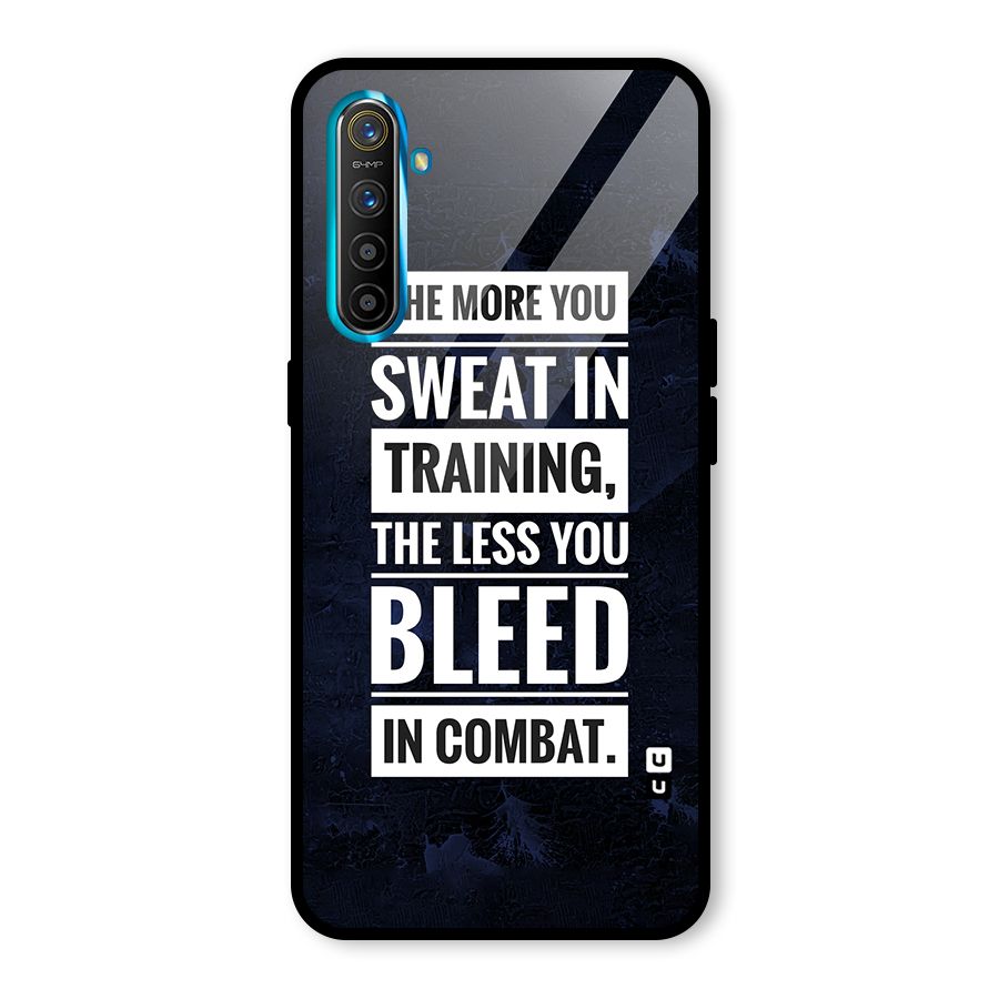 More You Sweat Less You Bleed Glass Back Case for Realme XT