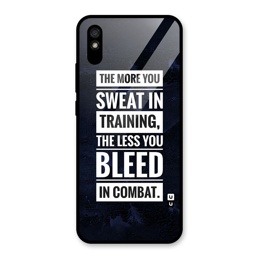 More You Sweat Less You Bleed Glass Back Case for Redmi 9i