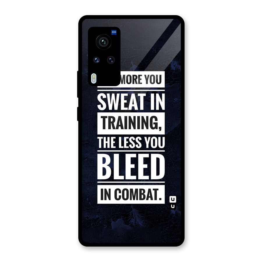 More You Sweat Less You Bleed Glass Back Case for Vivo X60 Pro