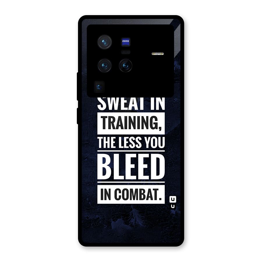 More You Sweat Less You Bleed Glass Back Case for Vivo X80 Pro