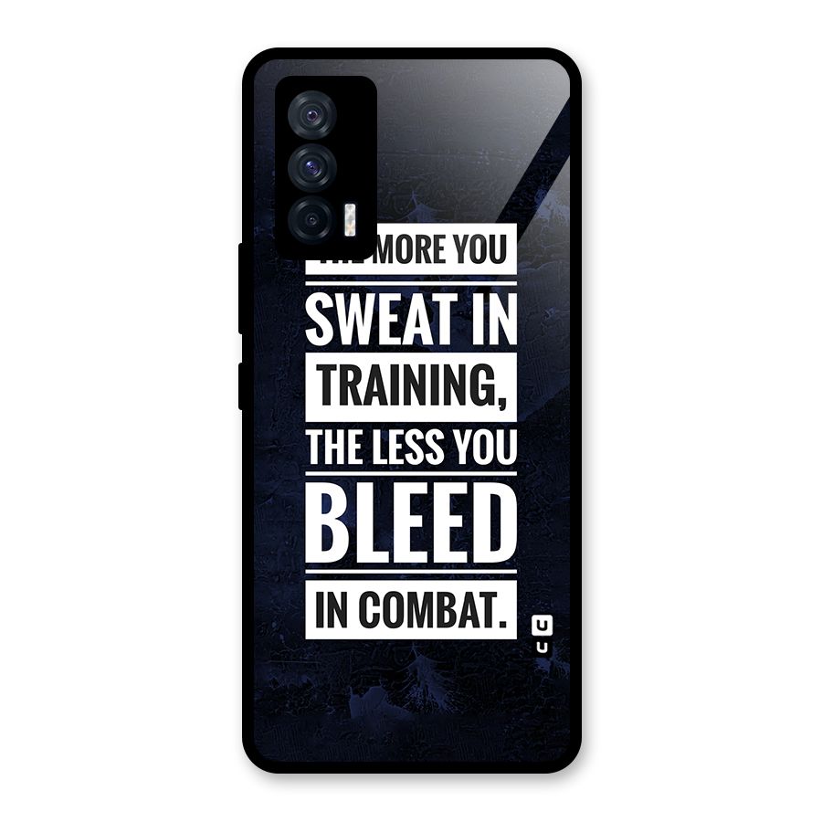 More You Sweat Less You Bleed Glass Back Case for Vivo iQOO 7 5G