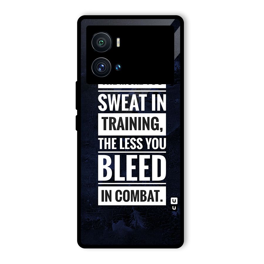 More You Sweat Less You Bleed Glass Back Case for Vivo iQOO 9 Pro
