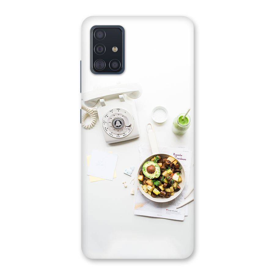 Morning Breakfast Back Case for Galaxy A51
