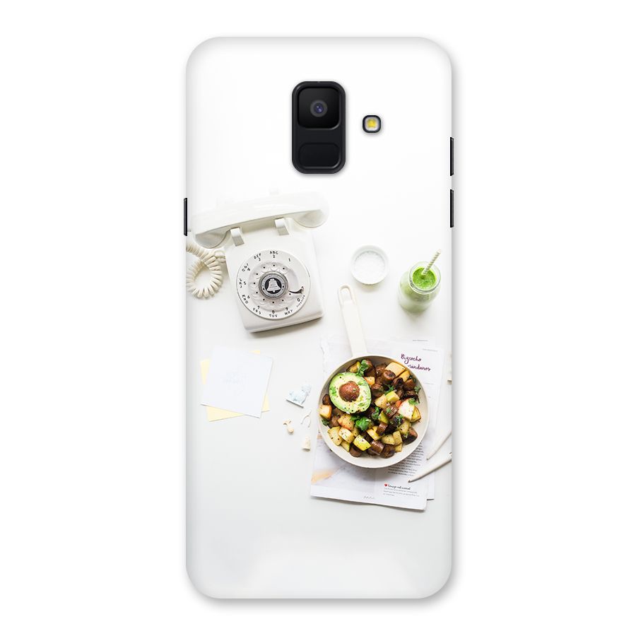 Morning Breakfast Back Case for Galaxy A6 (2018)