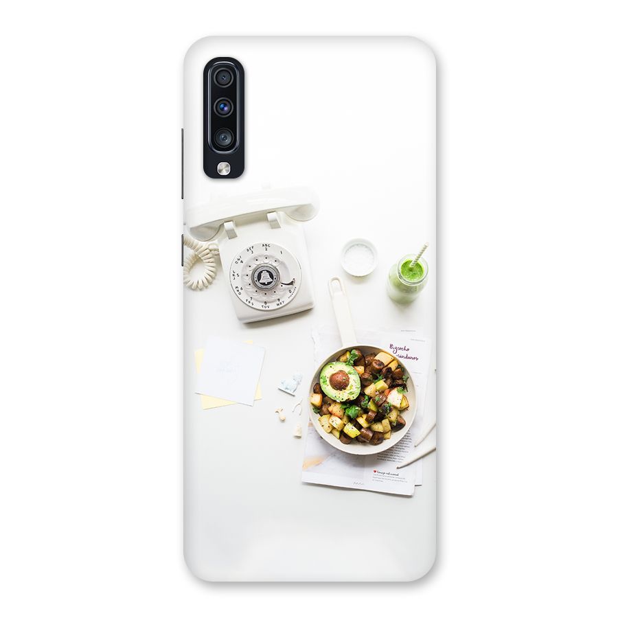 Morning Breakfast Back Case for Galaxy A70