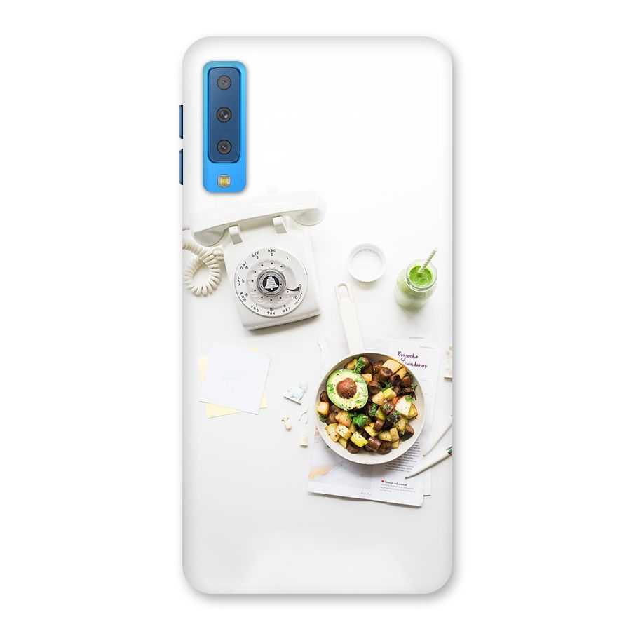Morning Breakfast Back Case for Galaxy A7 (2018)