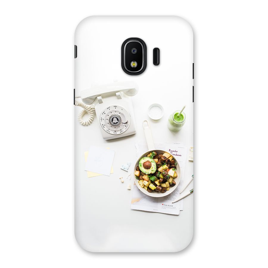 Morning Breakfast Back Case for Galaxy J2 Pro 2018