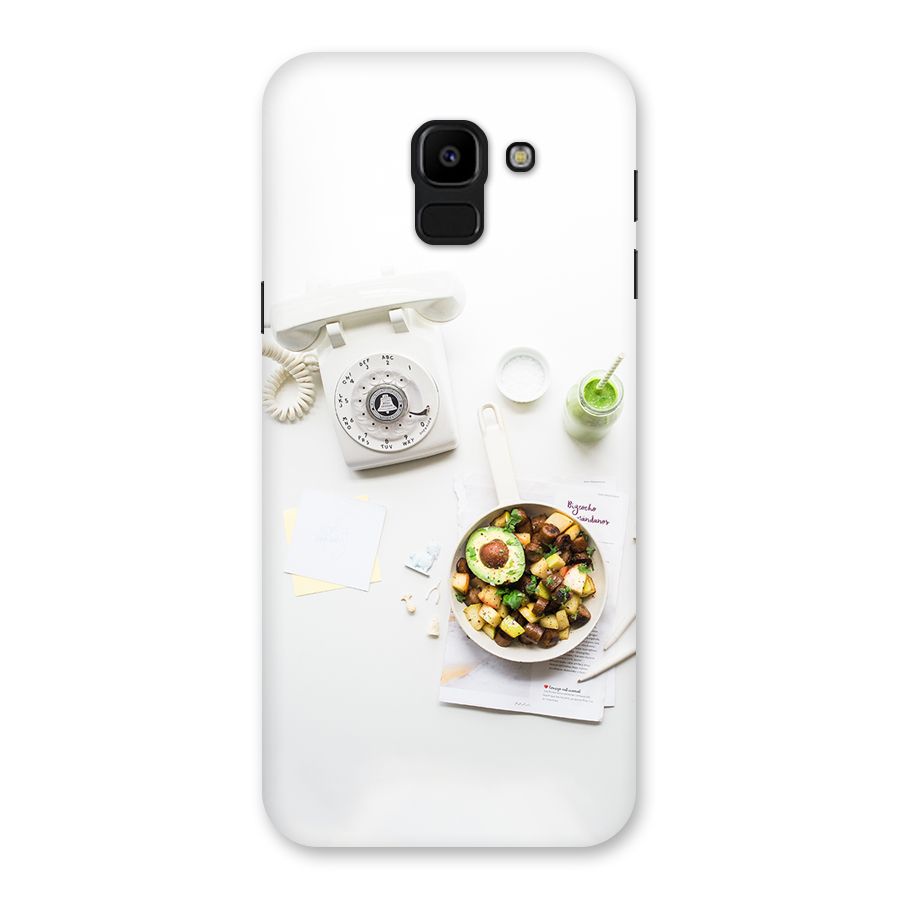 Morning Breakfast Back Case for Galaxy J6