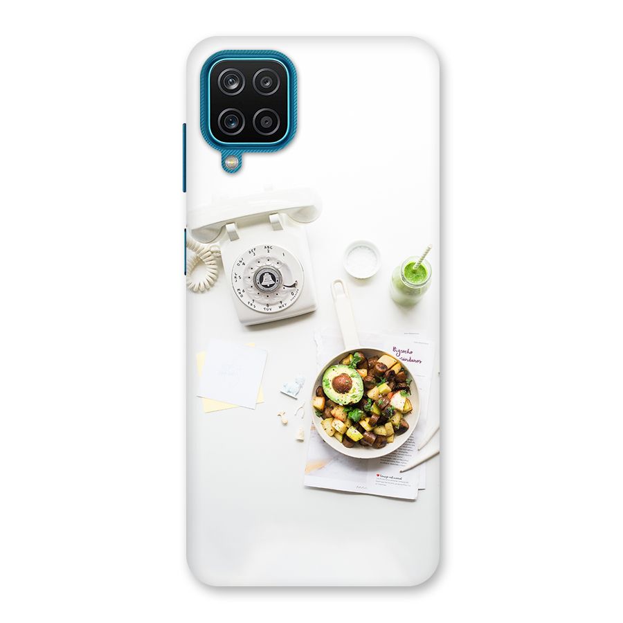 Morning Breakfast Back Case for Galaxy M12