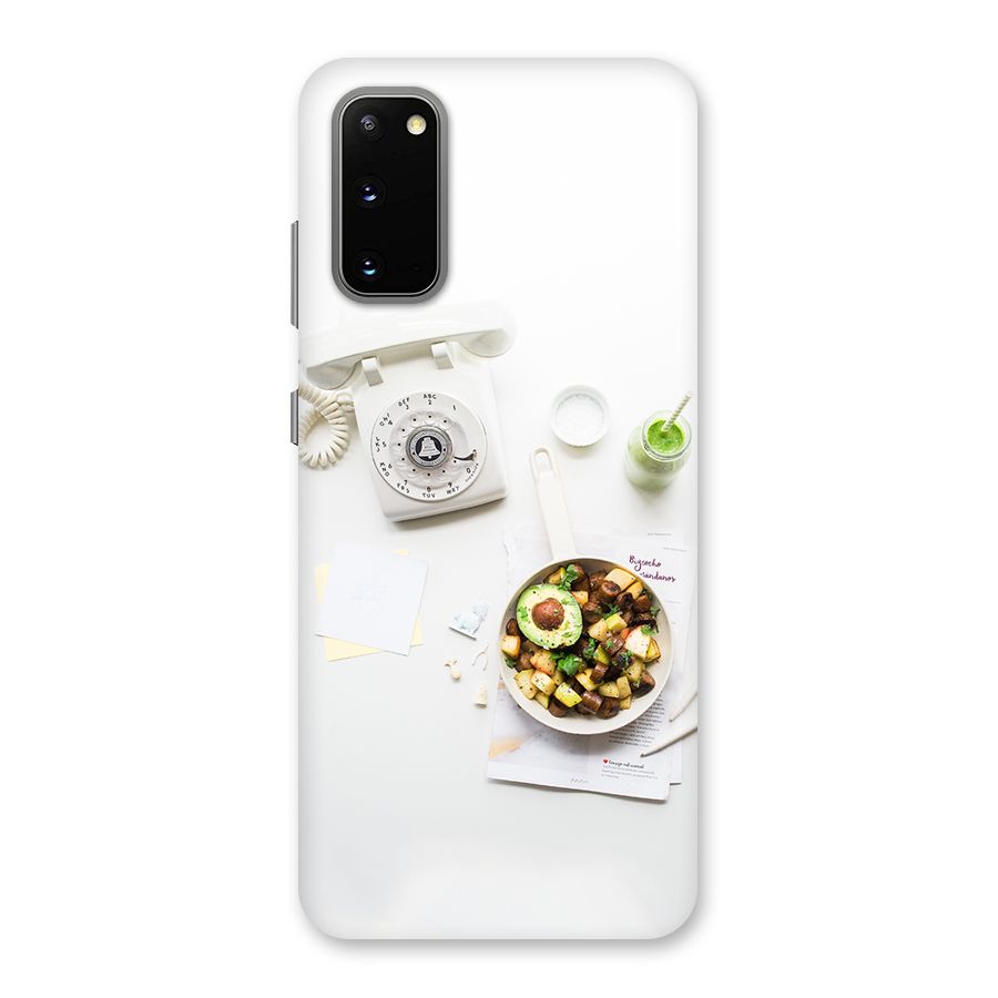 Morning Breakfast Back Case for Galaxy S20