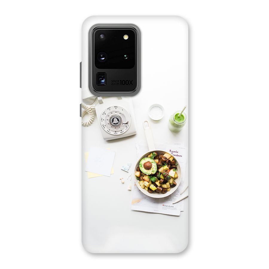 Morning Breakfast Back Case for Galaxy S20 Ultra