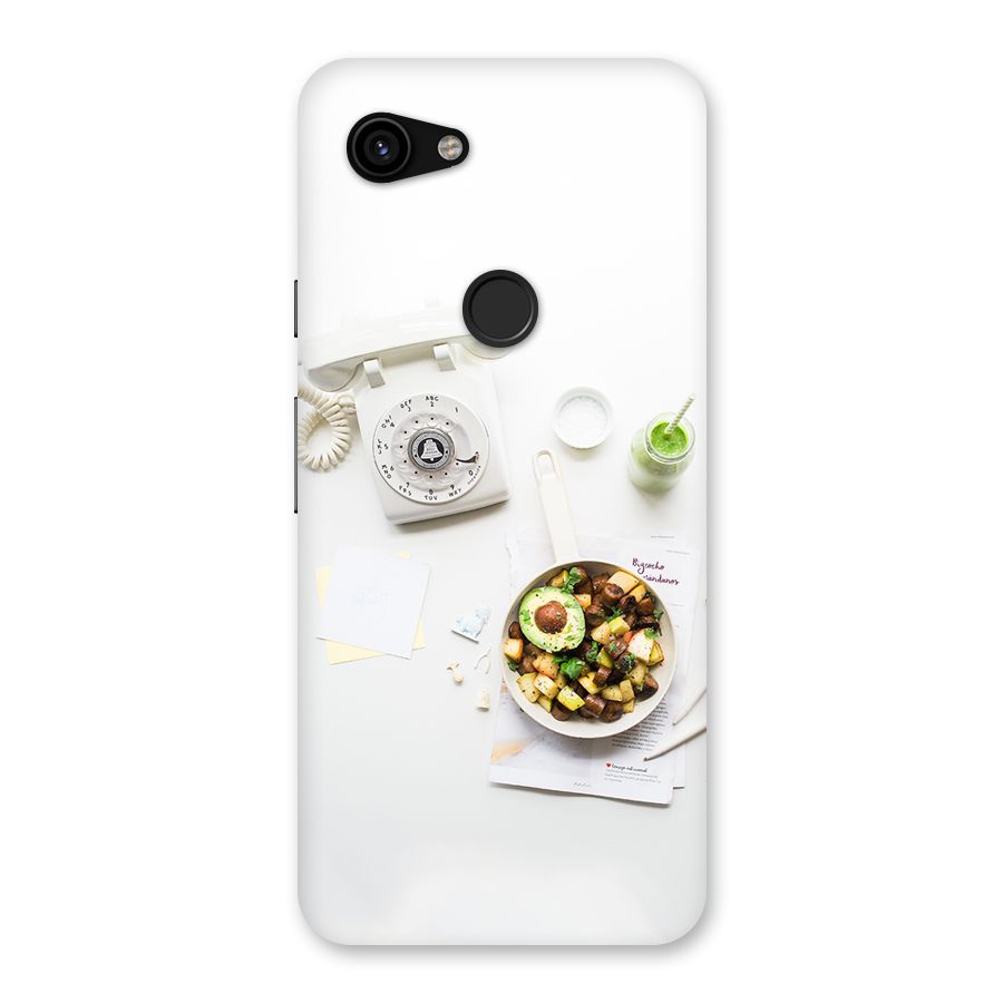 Morning Breakfast Back Case for Google Pixel 3a