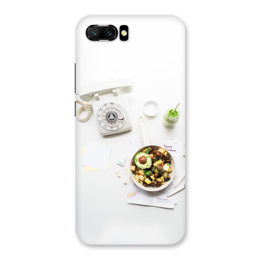 Morning Breakfast Back Case for Honor 10