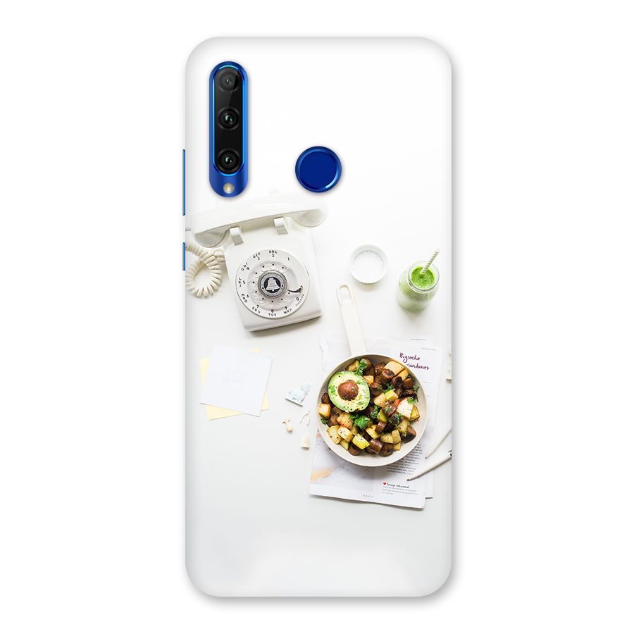 Morning Breakfast Back Case for Honor 20i